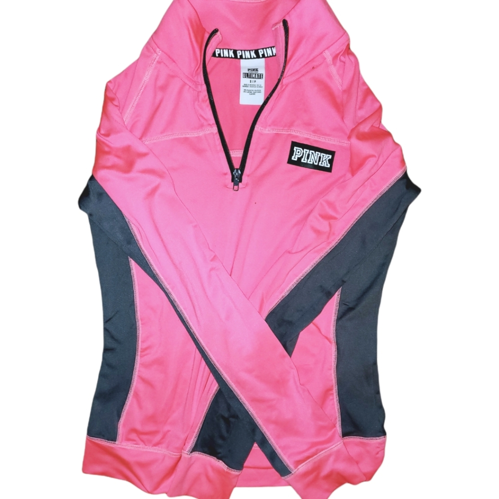Ultimate pink quarter zip